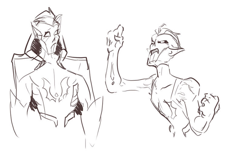 I'm generally not a fan of humanoid "alien" designs, but yeah, Hordak is kinda awesome