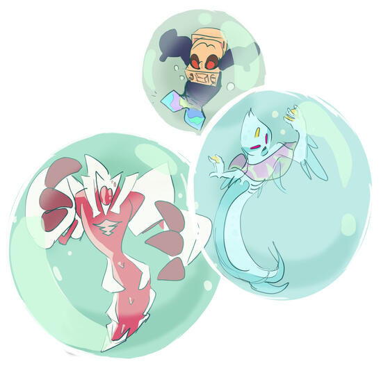 The Psaw gang as mermaids?!?