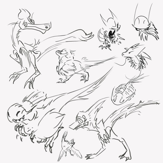 This raptor design session derailed into trilobites fast