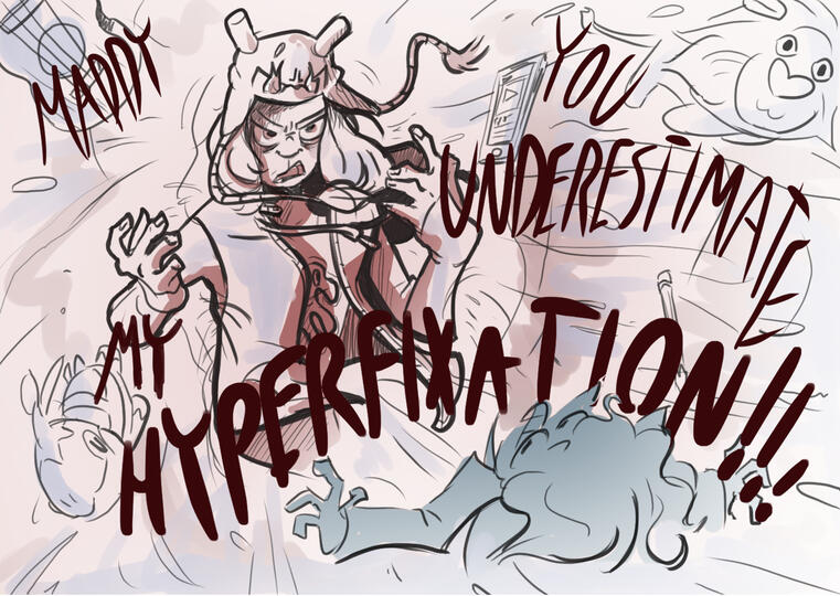 A VC moment. Not used to drawing fingernails in my style but wanted to try it?