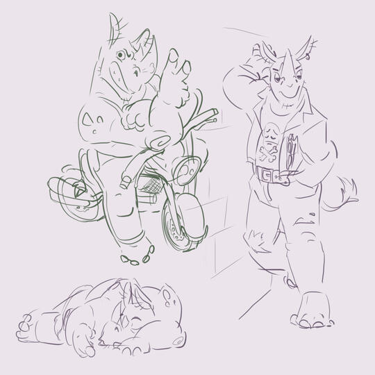 More Terry you beautiful rhino you