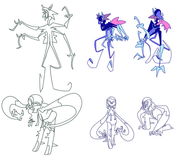 On rare occasion I&#39;ll doodle up some funky aliens cool enough to consider using as side characters in TGAOP