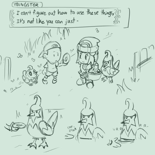 I feel like somebody made this joke before but the idea of every pokemon having a dedicated disc drive had me going