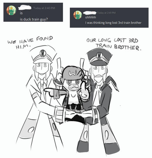 Quaxly can be the long lost 3rd train brother if it wants