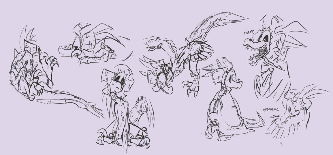 Raptor is the biggest gender, I&#39;ll never get tired of drawing Popcorn in goofy poses. She probably forgets she has sharp teeth half the time since she&#39;s not big on meat