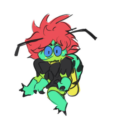 @eevie_p on twitter's little scrunkly beetlesona