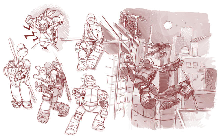 Got back into my TMNT 2012 hyperfix and iTS SO FUN, dude I haven't been into TMNT 2012 since middle school