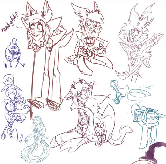 Hazbin Hotel phase, wanna say some of these were inspired by fanfiction?