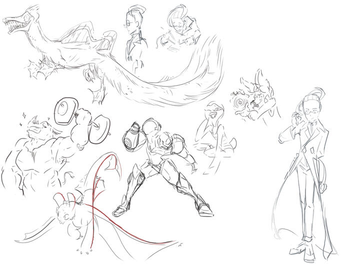 Drew these out on the patio, felt strangly freeing