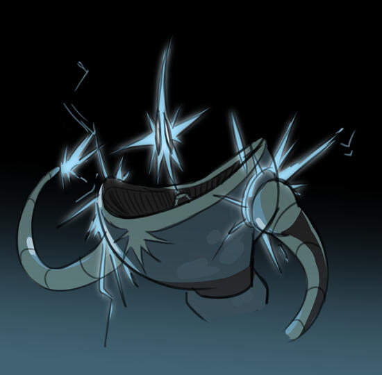 Drew @CarpathianLion on twitter's OC and he GAVE IT TO ME?? Meet Zapper T. Zapperson