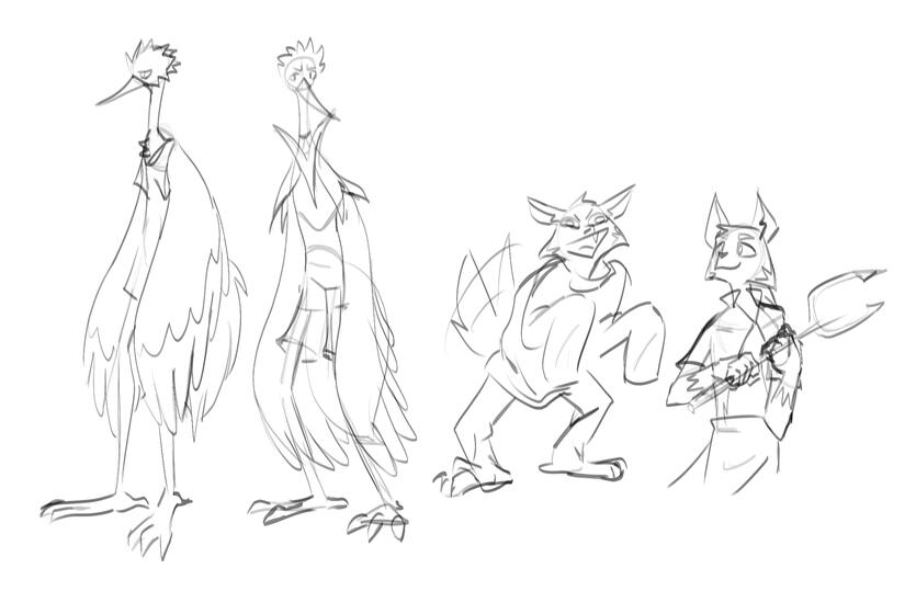 Methinks about the characters of No Evil a lot