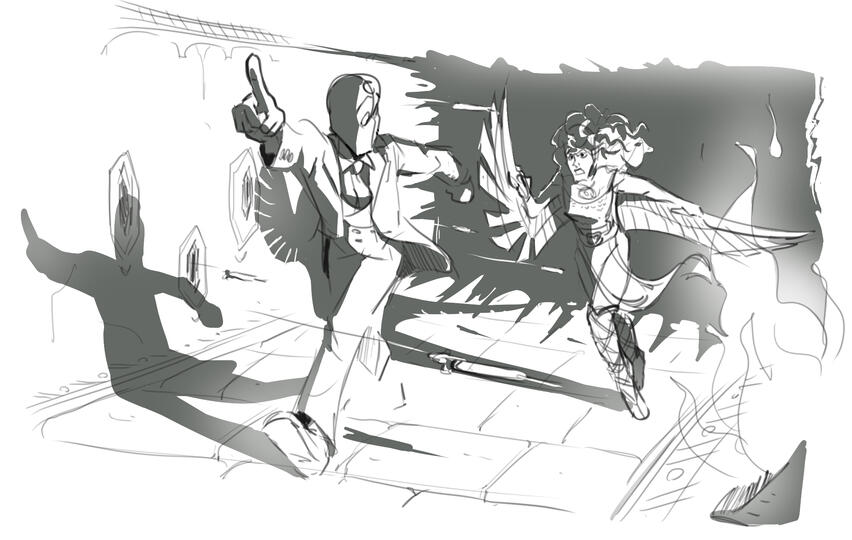 Thinking about how fun if Mr. Knight is skilled at solving booby traps and Steven just has the time of his life