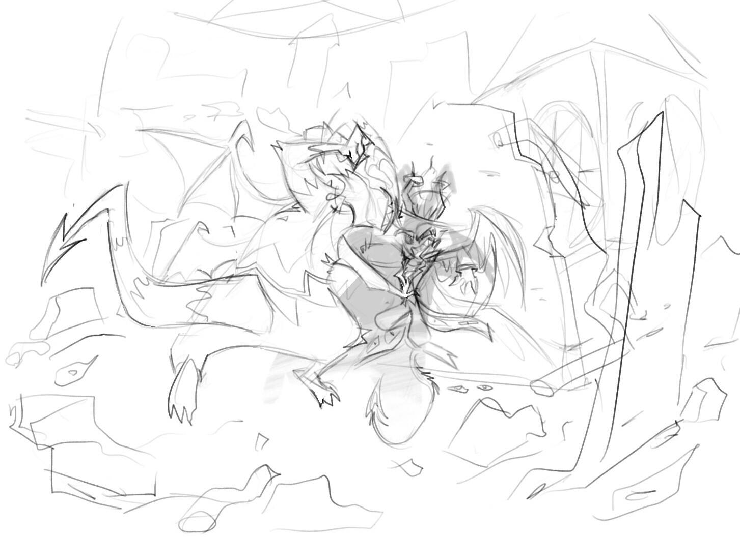 He can't fight back...