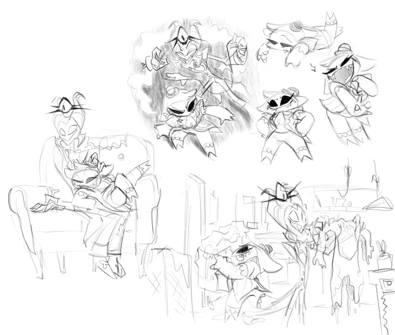 Oswalt and Vincent doodles cause I missed them