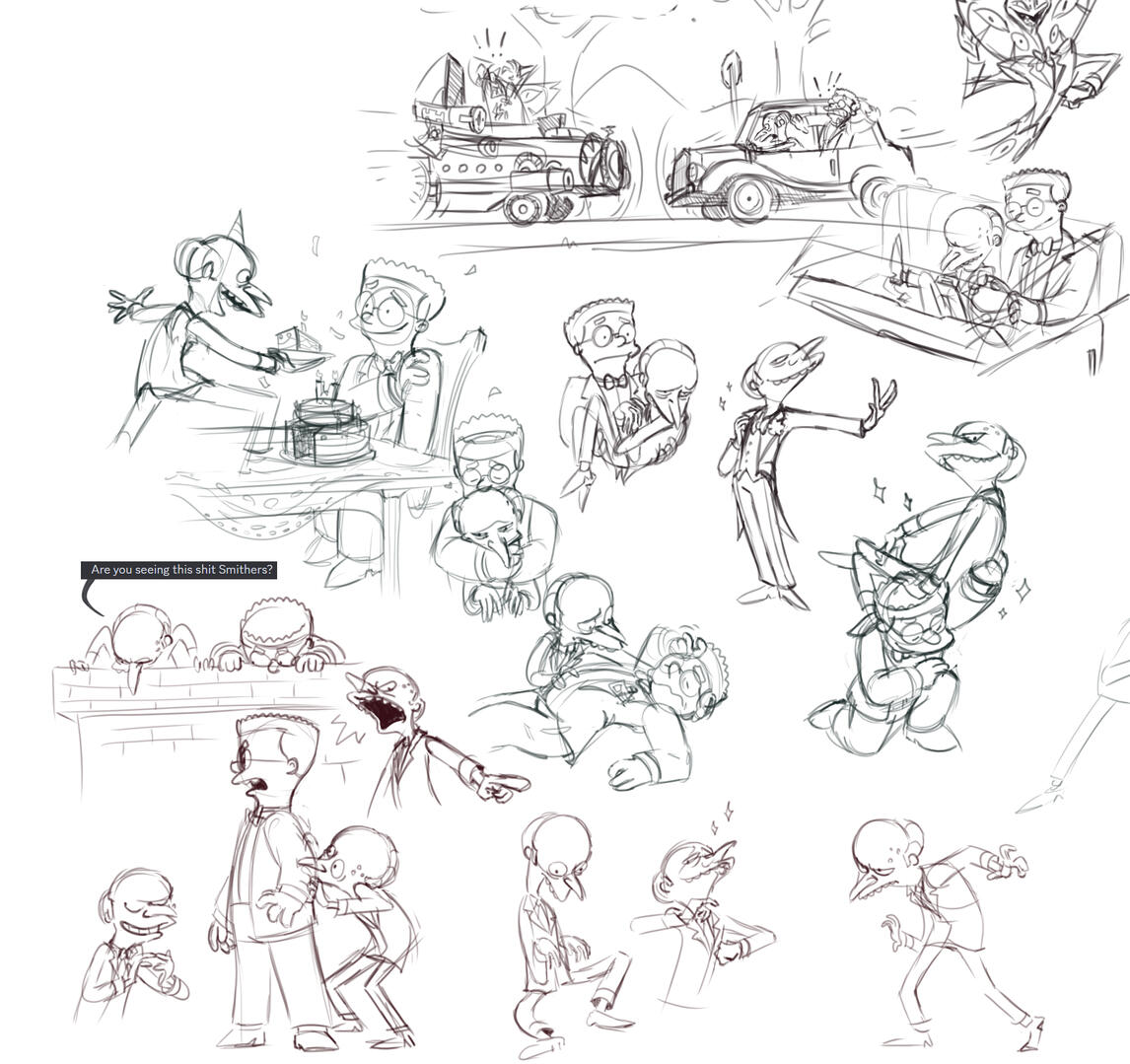 Mr. Burns is the new blorbo