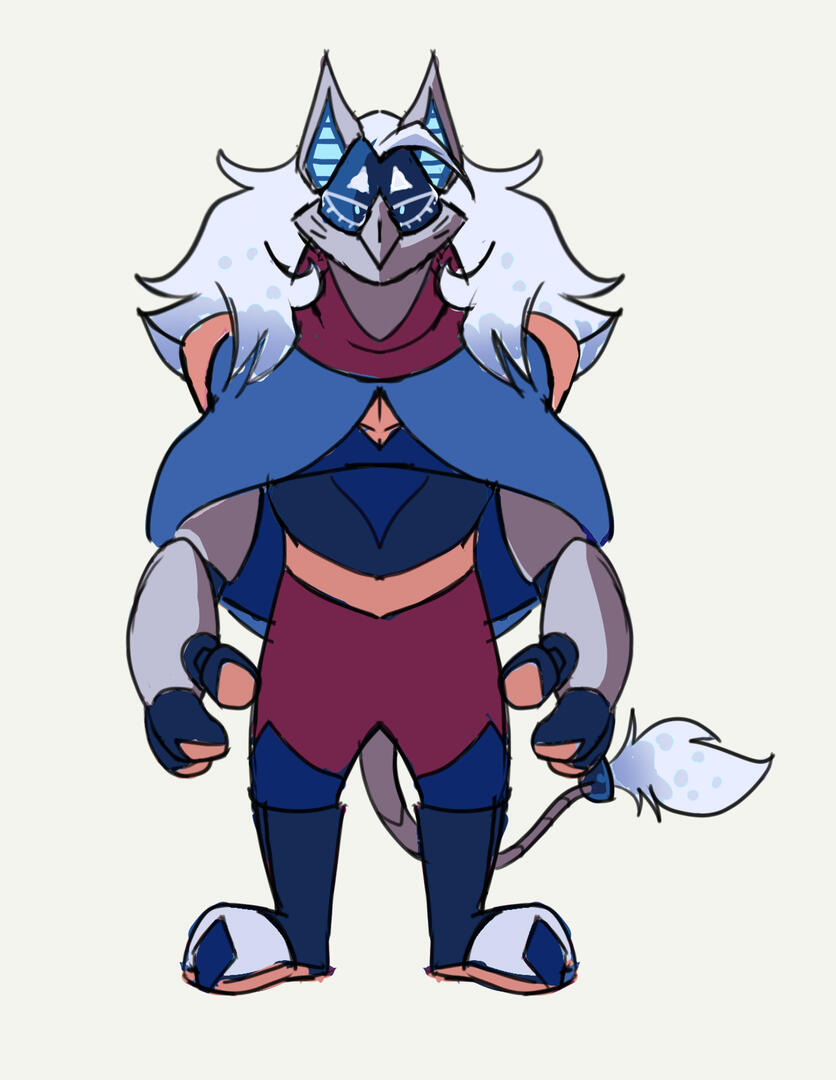 A redesign of somebody's cool robo space cat