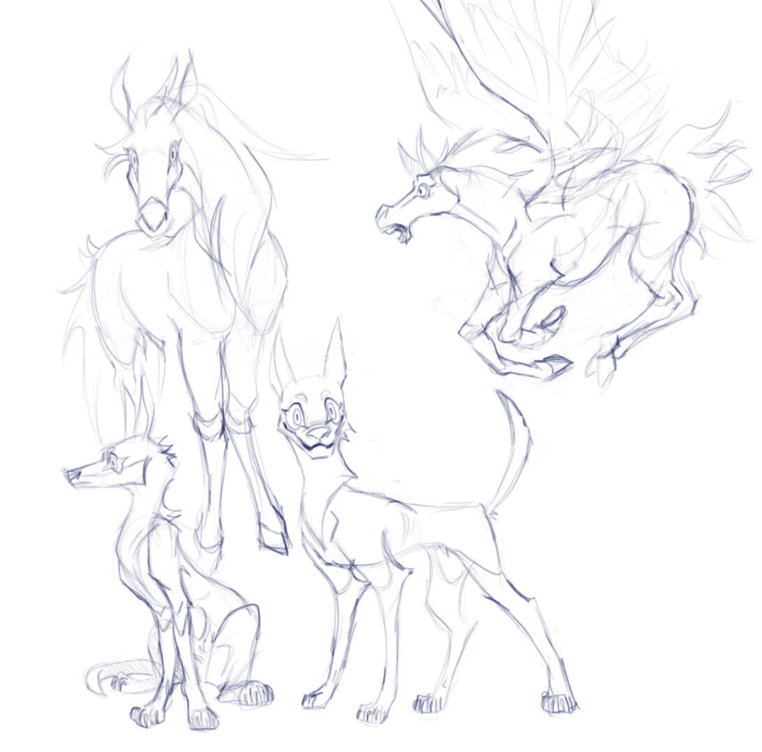 my sona as other species was the idea I think