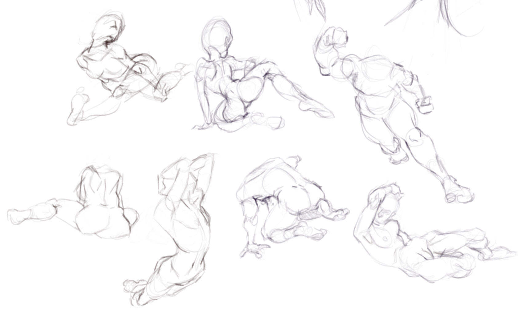 Some freehand figures that turned out neat