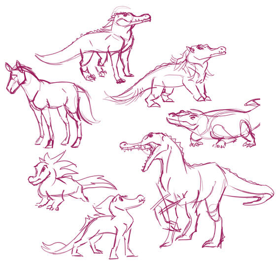 Furry crocodile 2.0: horsodile