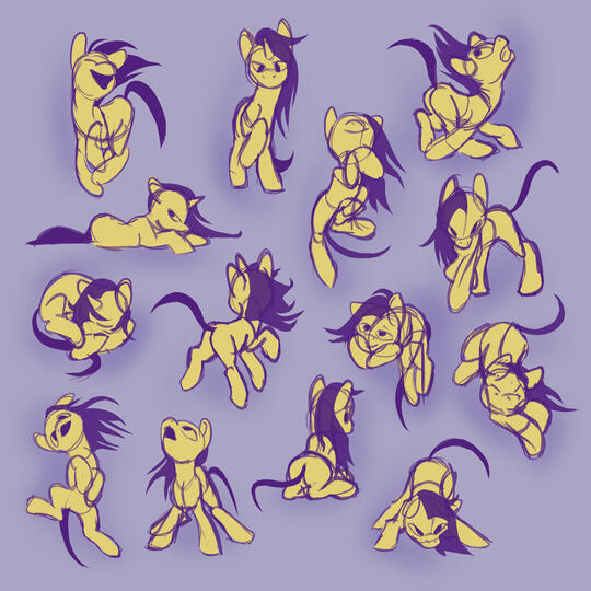 I maybe perhaps made an entire MLP anatomy study during a VC that looks like a base sheet