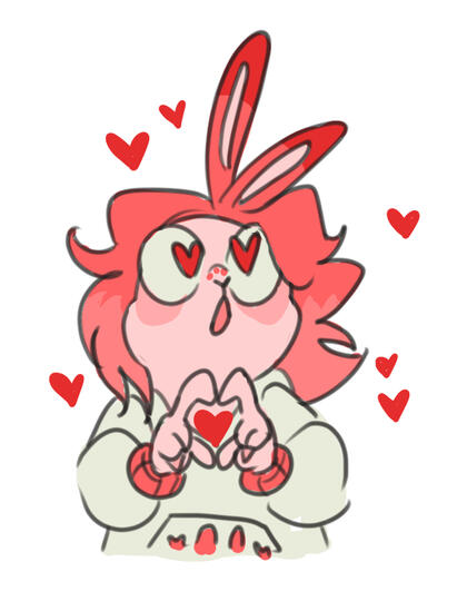 Doodle of my friends&#39; lovecore sona